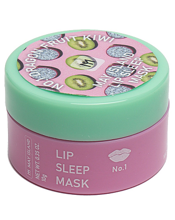 May Island Lip sleep mask 1 Dragonfruit Kiwi - Маска для губ ночная с киви и драгонфрутом 10 г - hairs-russia.ru